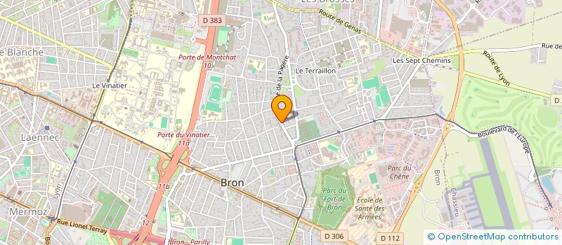 localisation de l'entreprise DAPA  BRON