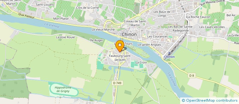 localisation de l'entreprise DAPAGI  CHINON