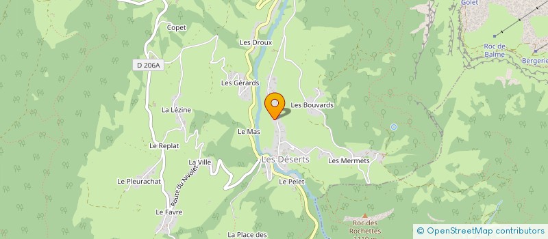 localisation de l'entreprise DAPAGO  LES DESERTS