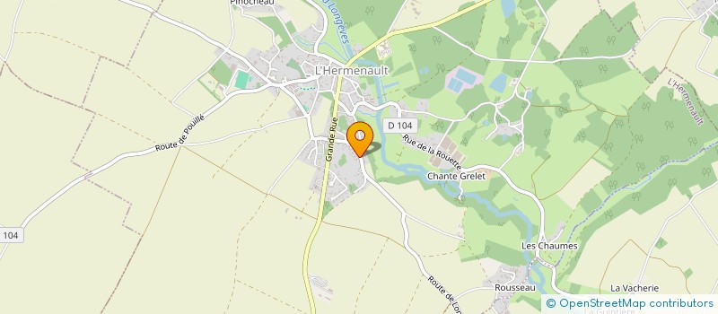 localisation de l'entreprise DAPAMA  L'HERMENAULT