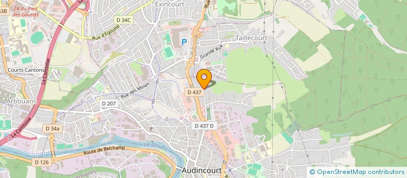 localisation de l'entreprise DAPCOC  AUDINCOURT