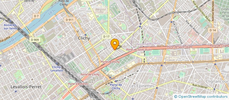 localisation de l'entreprise DAPE 74 DISTRIBUTION à CLICHY