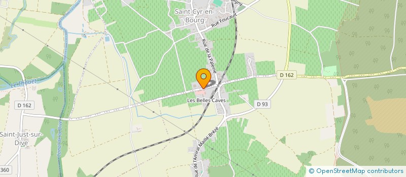 localisation de l'entreprise DAPERTI  BELLEVIGNE-LES-CHATEAUX