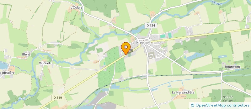 localisation de l'entreprise DAPET  VALLONS-DE-L'ERDRE