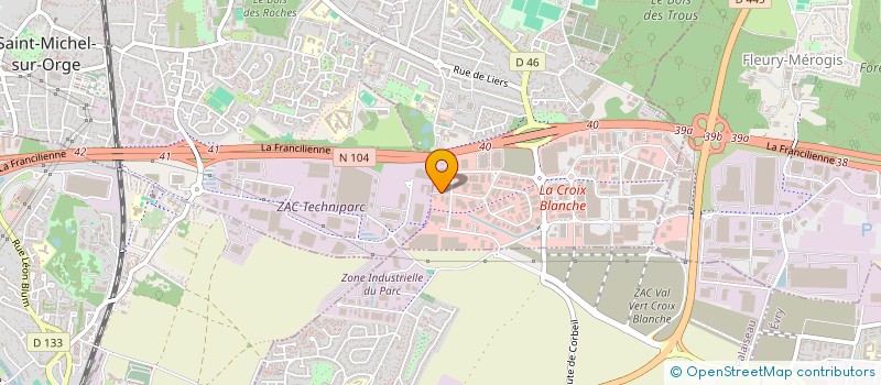 localisation de l'entreprise DAPHIL à SAINTE-GENEVIEVE-DES-BOIS