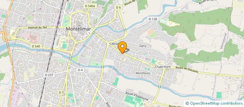 localisation de l'entreprise DAPHIL à MONTELIMAR