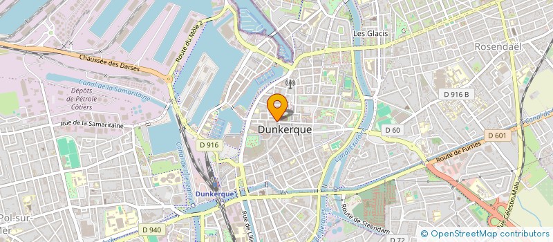 localisation de l'entreprise DAPHITEL à DUNKERQUE