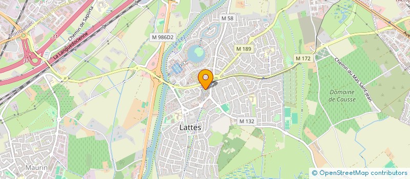 localisation de l'entreprise DAPHNE à LATTES