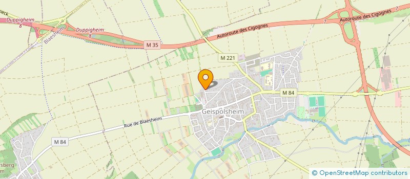 localisation de l'entreprise DAPHNE  GEISPOLSHEIM