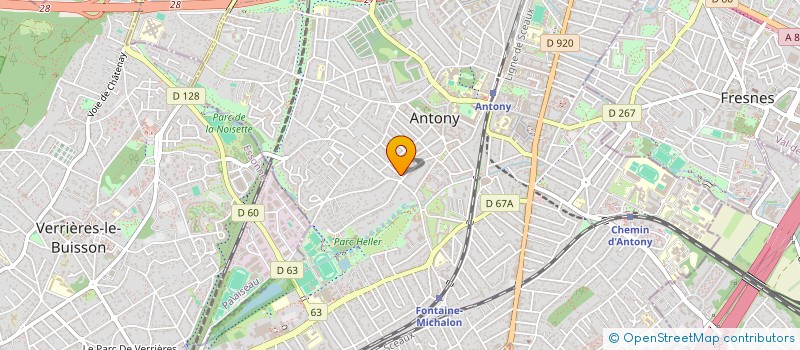 localisation de l'entreprise DAPHNE STRASBOURG à ANTONY