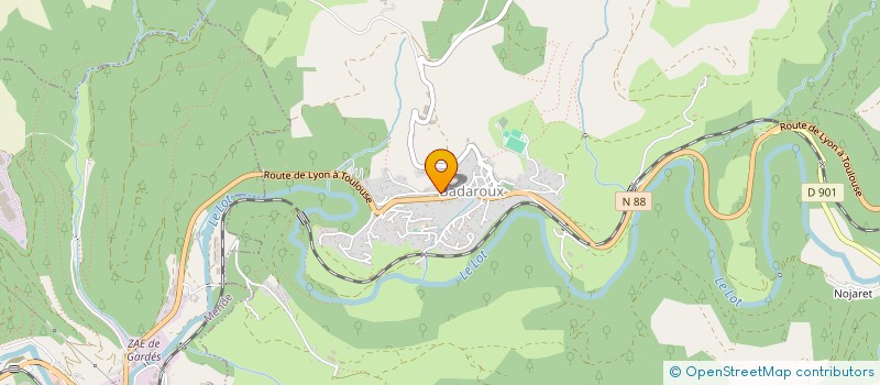 localisation de l'entreprise DAPHNEBFIT  BADAROUX