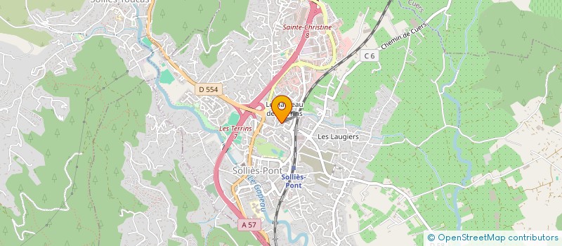 localisation de l'entreprise DAPHNI  SOLLIES-PONT