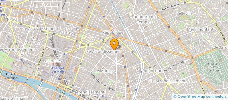 localisation de l'entreprise DAPHONICS à PARIS