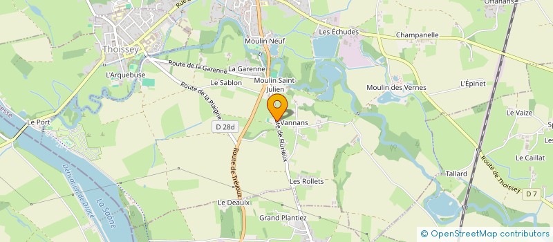 localisation de l'entreprise DAPI  MOGNENEINS