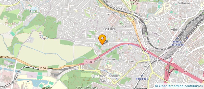 localisation de l'entreprise DAPILOU à PALAISEAU