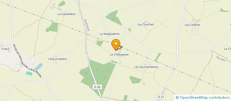 localisation de l'entreprise DAPO  JAZENEUIL