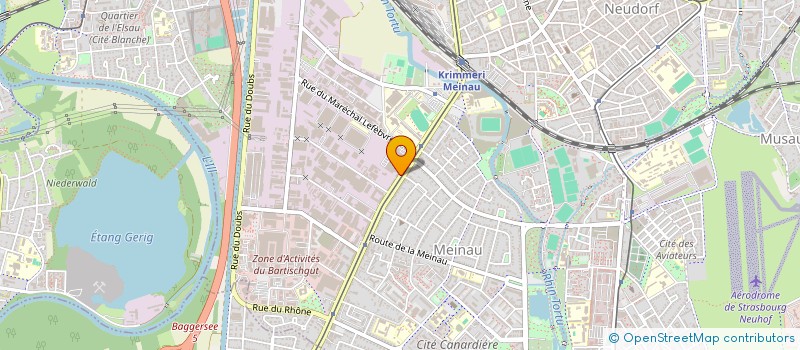 localisation de l'entreprise DAPP à STRASBOURG