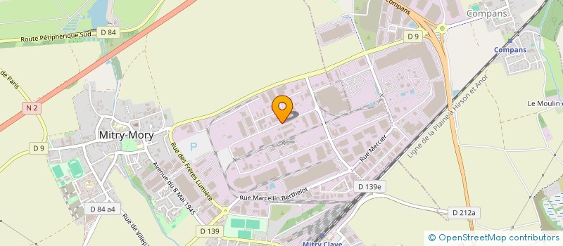 localisation de l'entreprise DAPP GROUPE à MITRY-MORY