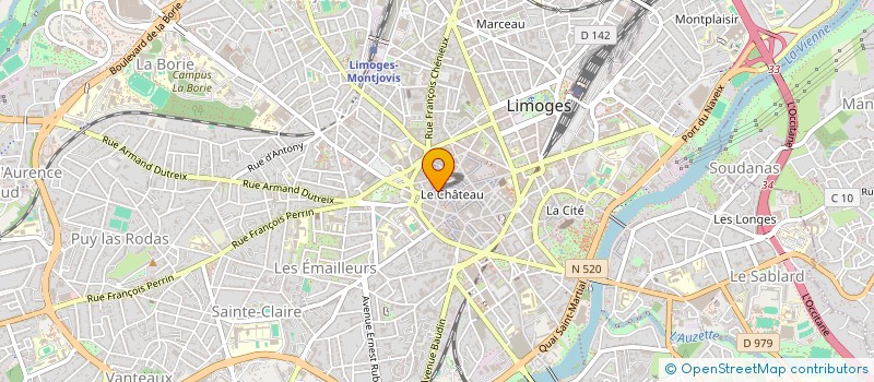 localisation de l'entreprise DAPPER à LIMOGES