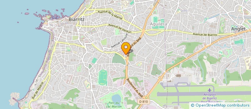 localisation de l'entreprise DAPPER'S  BIARRITZ