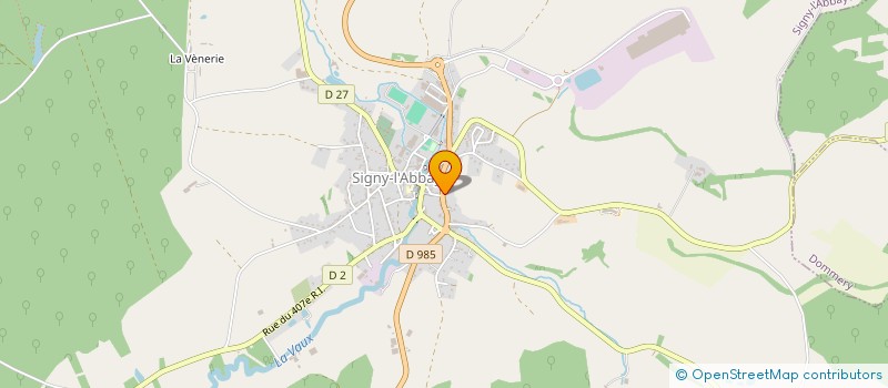 localisation de l'entreprise DAPREMONT ET ARTUSSE à SIGNY-L'ABBAYE