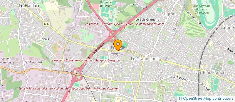 localisation de l'entreprise DAQY STORE  MERIGNAC