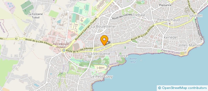 localisation de l'entreprise DAR  SAINT-NAZAIRE