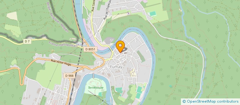 localisation de l'entreprise DAR ARDENNES  FUMAY