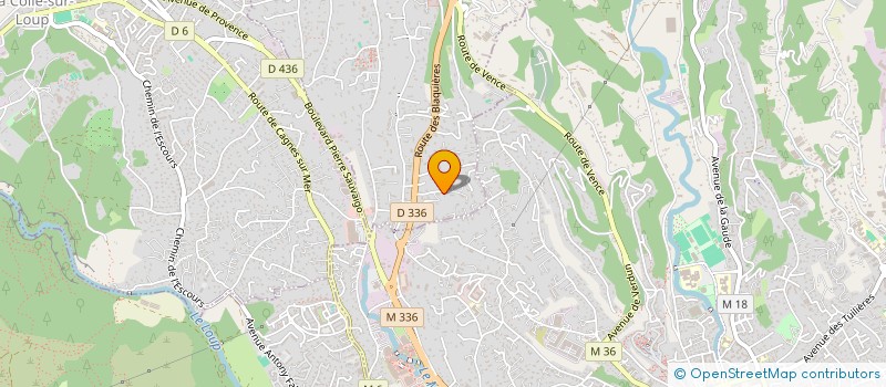localisation de l'entreprise DAR AZUR à SAINT-PAUL-DE-VENCE
