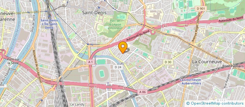 localisation de l'entreprise DAR BAT à SAINT-DENIS
