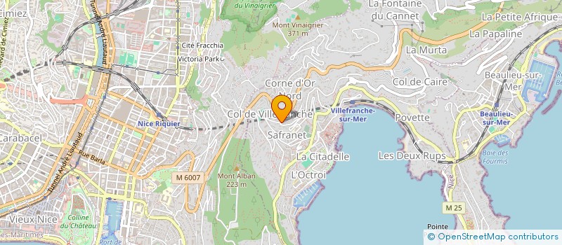 localisation de l'entreprise DAR CONSTRUCT CONCEPTION à VILLEFRANCHE-SUR-MER