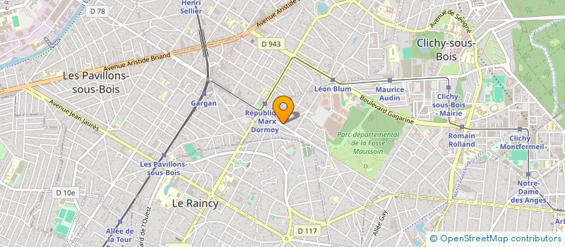 localisation de l'entreprise DAR CROUSTY à CLICHY-SOUS-BOIS