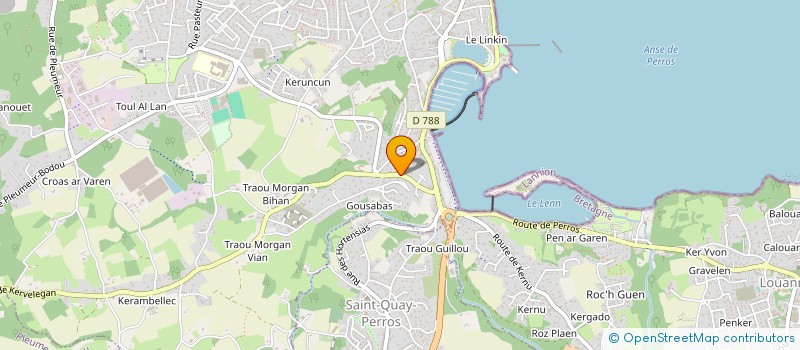 localisation de l'entreprise DAR EL BAIDA  PERROS-GUIREC