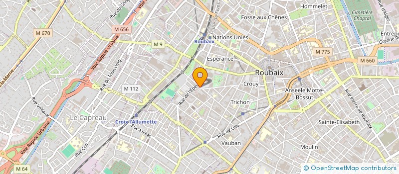 localisation de l'entreprise DAR EXPERTISES  ROUBAIX