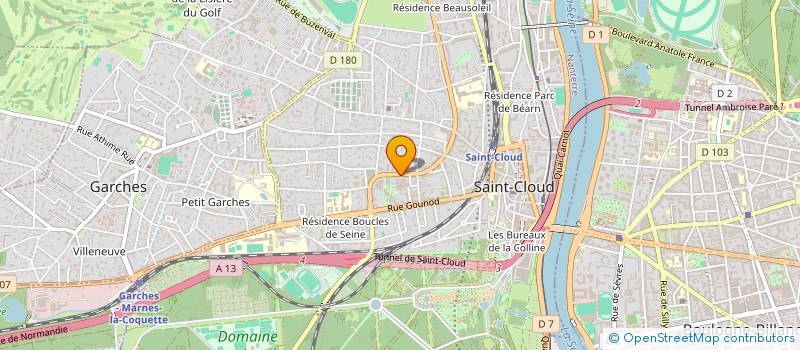 localisation de l'entreprise DAR HNINI à SAINT-CLOUD