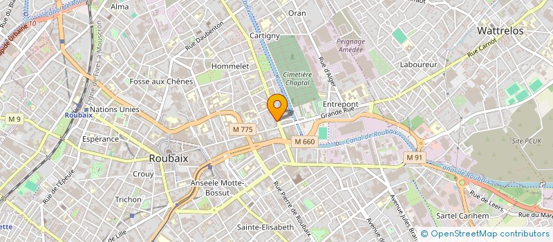 localisation de l'entreprise DAR JIDY  ROUBAIX