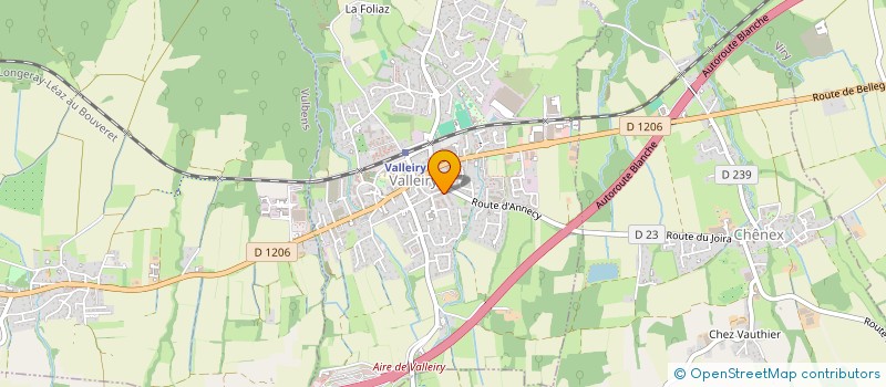 localisation de l'entreprise DAR LINA  VALLEIRY