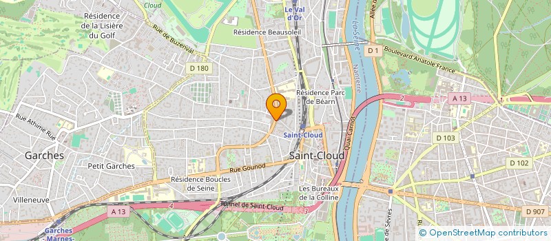 localisation de l'entreprise DAR MINA à SAINT-CLOUD