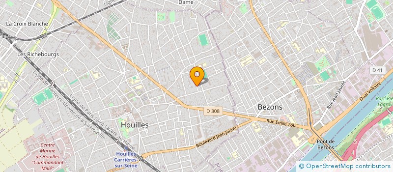 localisation de l'entreprise DAR.RO à HOUILLES