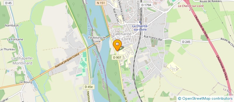 localisation de l'entreprise DAR SACHA  LA CHARITE-SUR-LOIRE