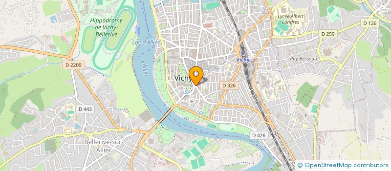 localisation de l'entreprise DAR TETOUAN à VICHY