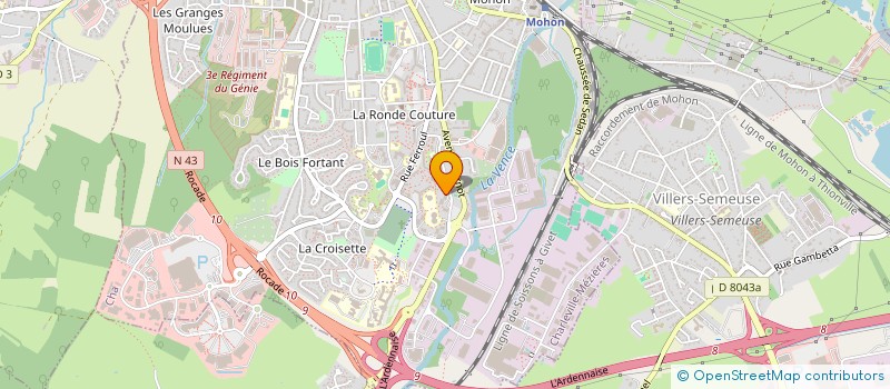 localisation de l'entreprise DAR ZELLIGE à CHARLEVILLE-MEZIERES