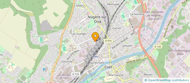 localisation de l'entreprise DAR ZRARI  NOGENT-SUR-OISE