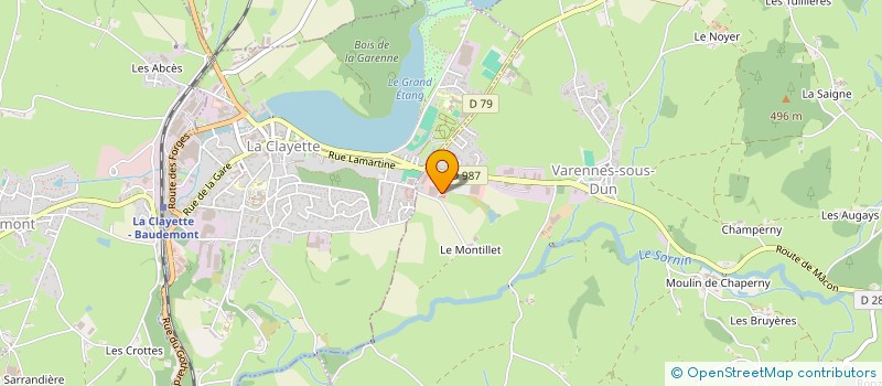 localisation de l'entreprise DARA à VARENNES-SOUS-DUN