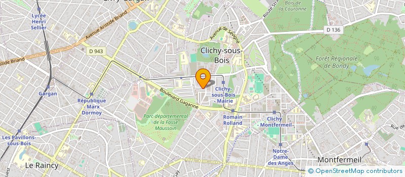 localisation de l'entreprise DARA à CLICHY-SOUS-BOIS