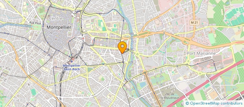 localisation de l'entreprise DARA à MONTPELLIER