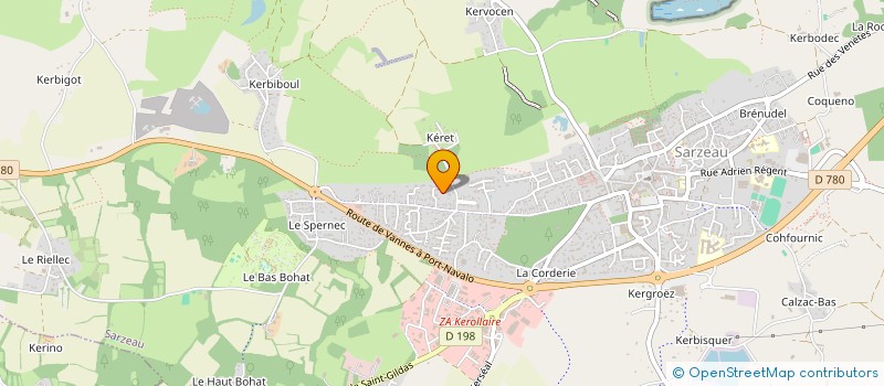 localisation de l'entreprise DARA  SARZEAU