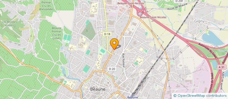 localisation de l'entreprise DARA MUNY à BEAUNE