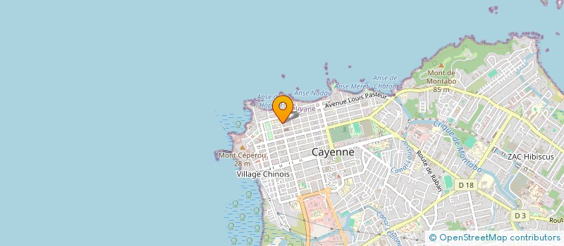 localisation de l'entreprise DARAC  CAYENNE