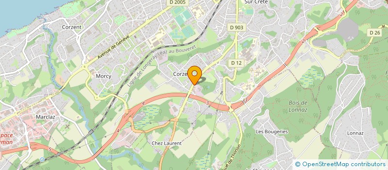 localisation de l'entreprise DARAGON CHEYSSON à THONON-LES-BAINS